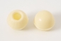 Preview: 3 set - mini chocolate hollow shells white - praline shells at sweetART -1